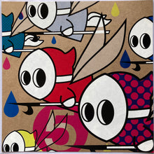 Load image into Gallery viewer, swarm of beezos print
